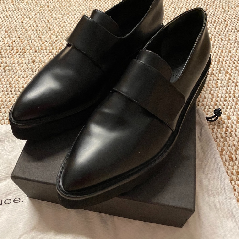 Vince Ames Platform Leather